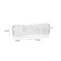 Clear PET Punnet Hinged Container - hotpackwebstore.com - Plastic Products