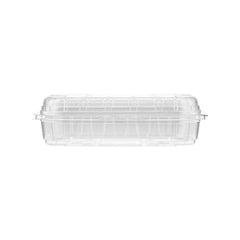 Clear PET Punnet Hinged Container - hotpackwebstore.com - Plastic Products