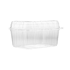 Clear PET Punnet Hinged Container - hotpackwebstore.com - Plastic Products