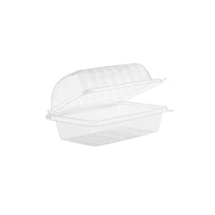 Clear Rectangle Hinged Container - hotpackwebstore.com - Hinged Containers