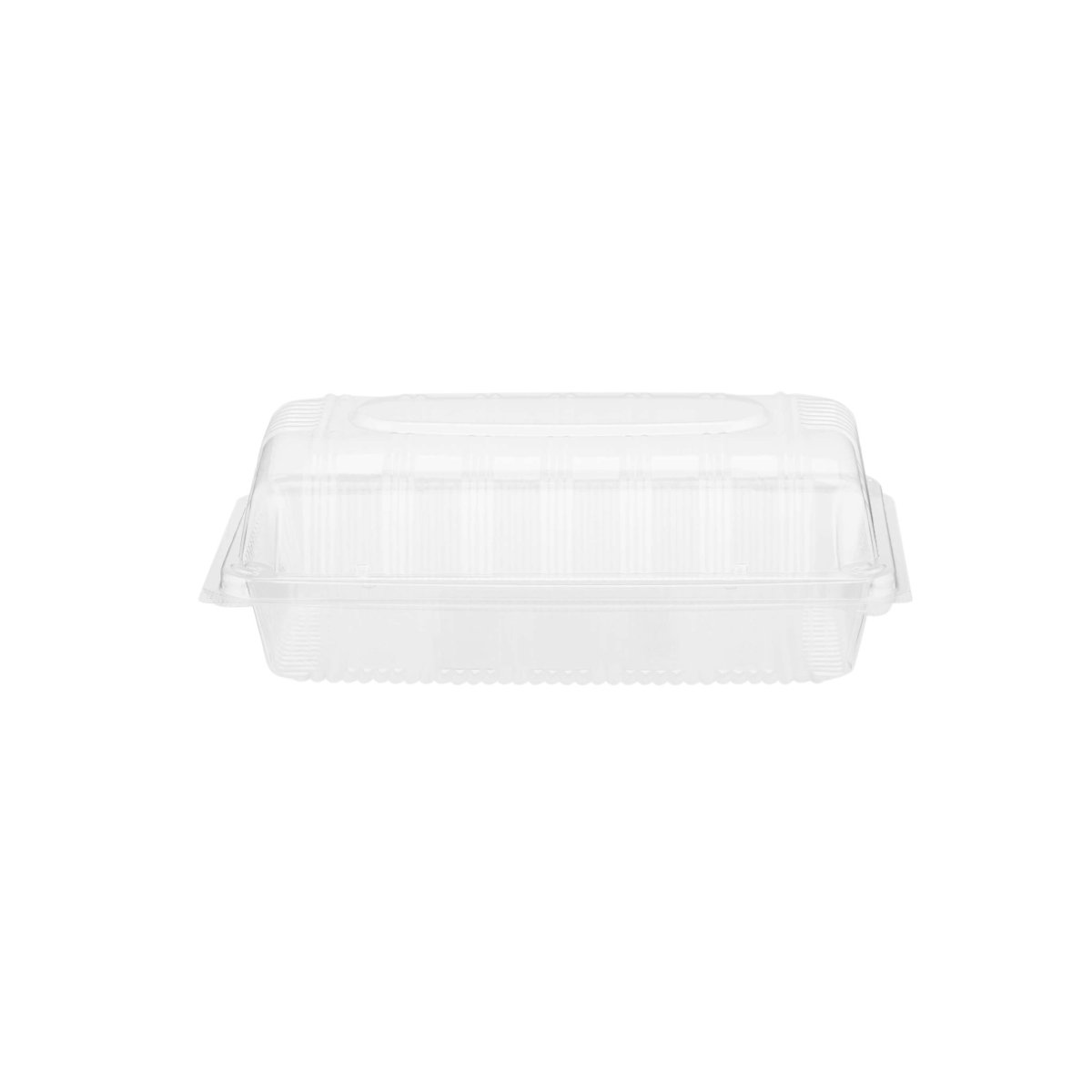 Clear Rectangle Hinged Container - hotpackwebstore.com - Hinged Containers