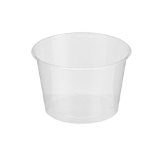 Clear Round Microwavable Container - hotpackwebstore.com - Microwavable Containers