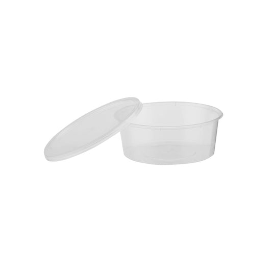 Clear Round Microwavable Container - hotpackwebstore.com - Microwavable Containers