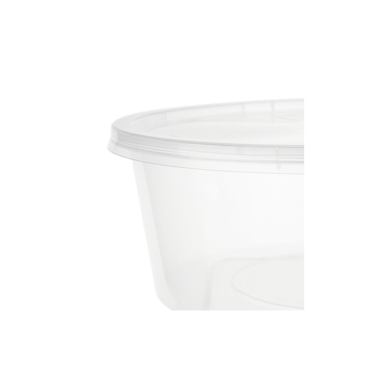 Clear Round Microwavable Container - hotpackwebstore.com - Microwavable Containers