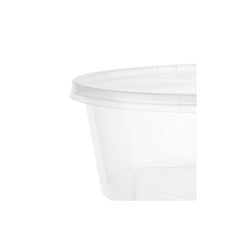 Clear Round Microwavable Container - hotpackwebstore.com - Microwavable Containers