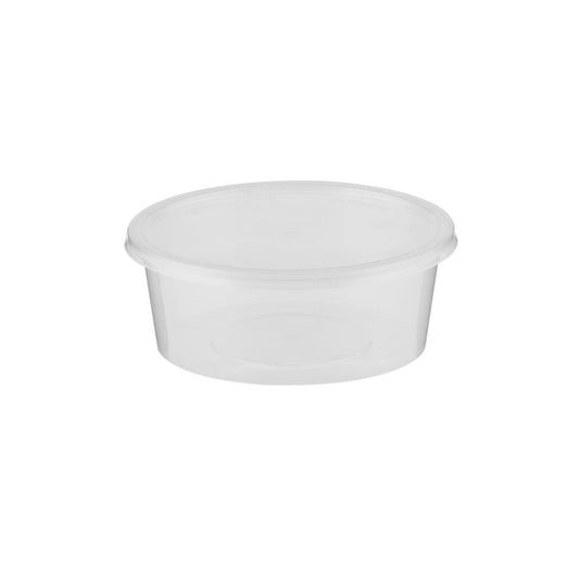 Clear Round Microwavable Container - hotpackwebstore.com - Microwavable Containers