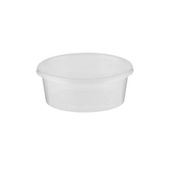 Clear Round Microwavable Container - hotpackwebstore.com - Microwavable Containers