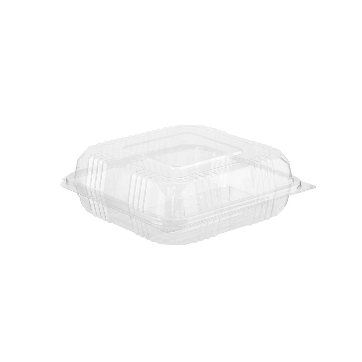 Clear Square Hinged Box - hotpackwebstore.com - Hinged Boxes