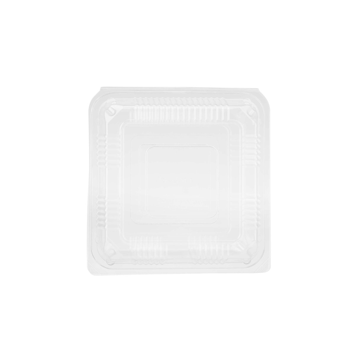 Clear Square Hinged Box - hotpackwebstore.com - Hinged Boxes