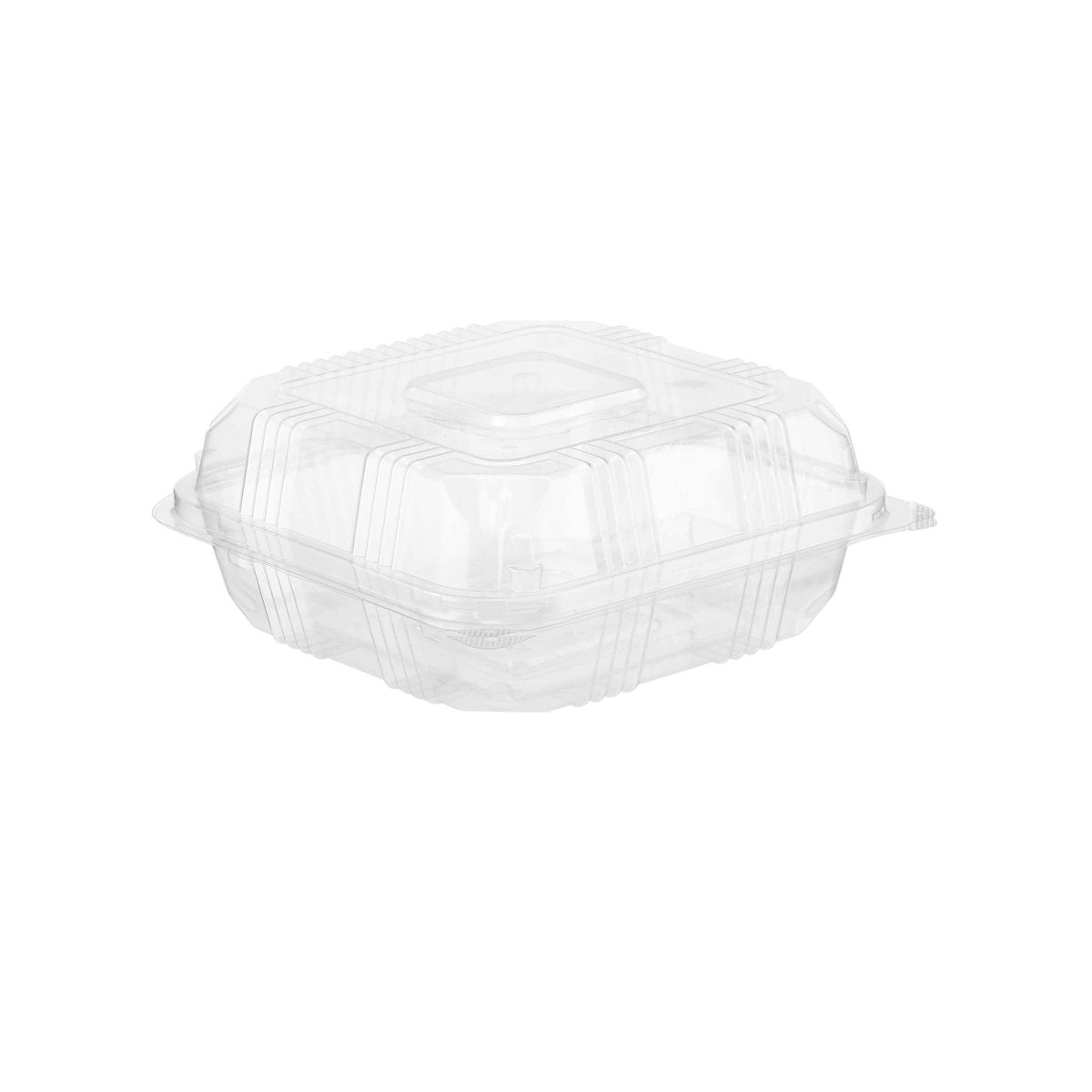 Clear Square Hinged Box - hotpackwebstore.com - Hinged Boxes