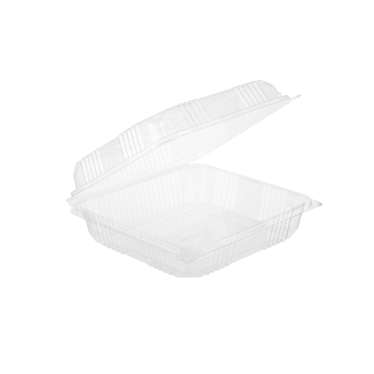 Clear Square Hinged Box - hotpackwebstore.com - Hinged Boxes