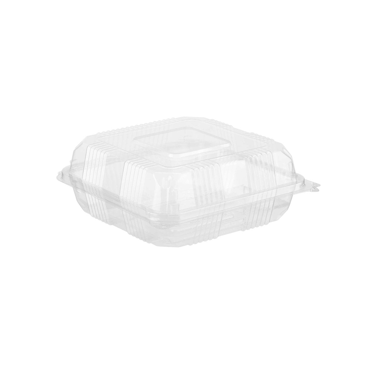 Clear Square Hinged Box - hotpackwebstore.com - Hinged Boxes