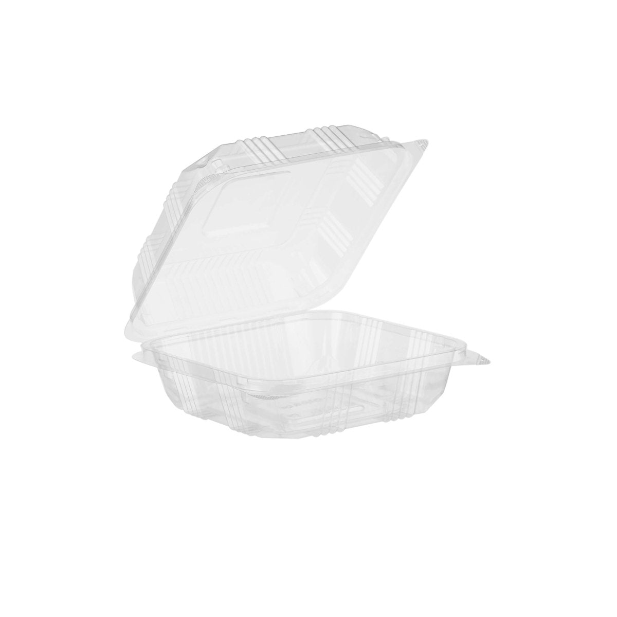 Clear Square Hinged Box - hotpackwebstore.com - Hinged Boxes