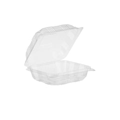 Clear Square Hinged Box - hotpackwebstore.com - Hinged Boxes