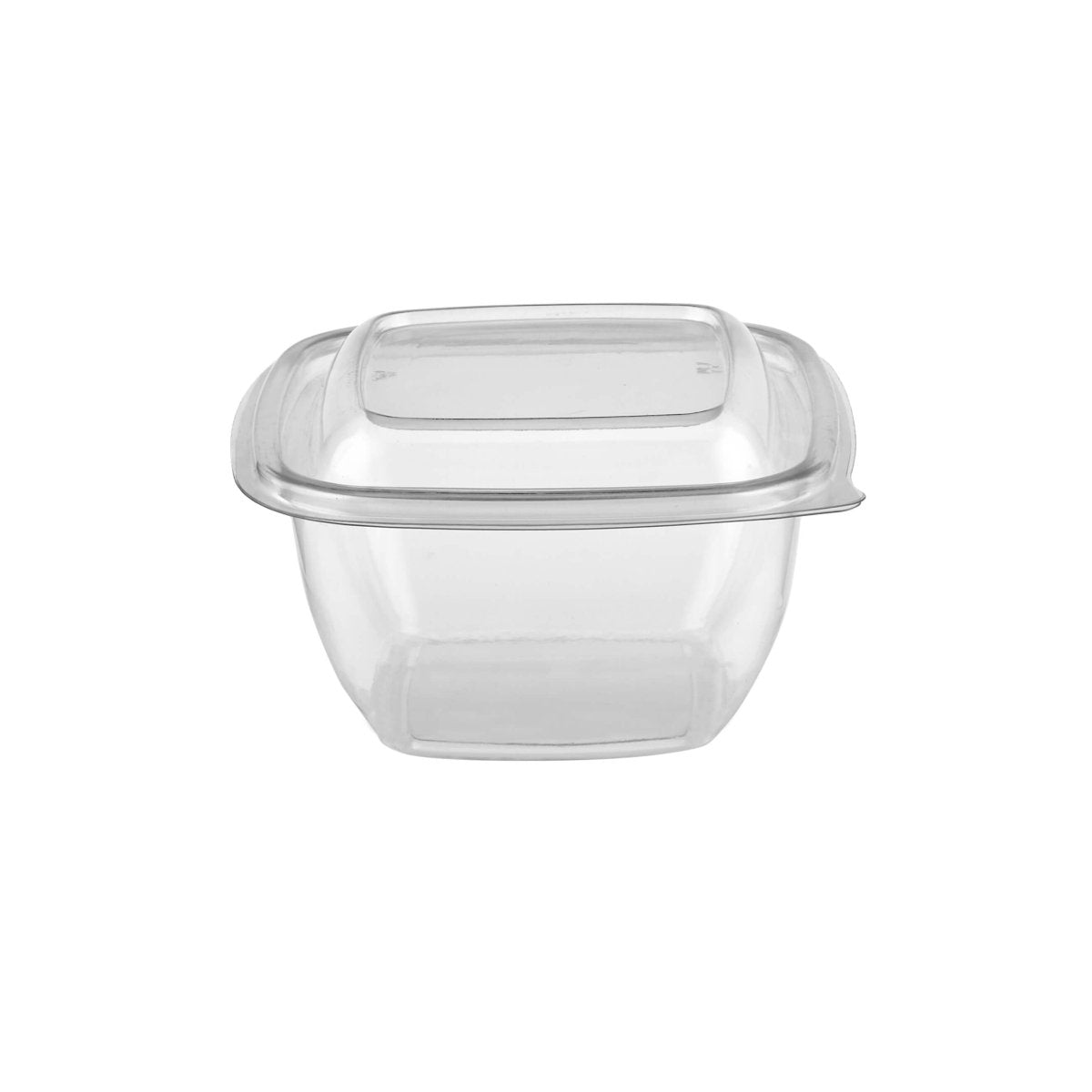 Clear Square Salad Container With Lid - hotpackwebstore.com - Salad Bowls