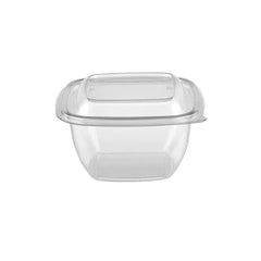 Clear Square Salad Container With Lid - hotpackwebstore.com - Salad Bowls