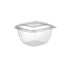 Clear Square Salad Container With Lid - hotpackwebstore.com - Salad Bowls