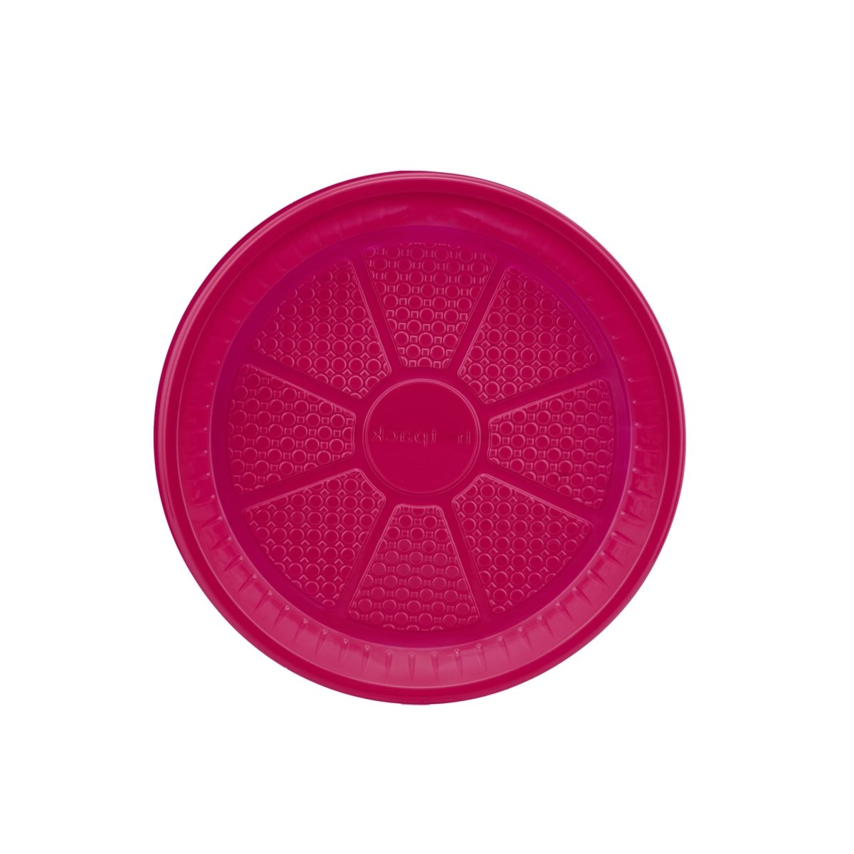 Colored Round Plastic Plate - hotpackwebstore.com - Plastic Plates