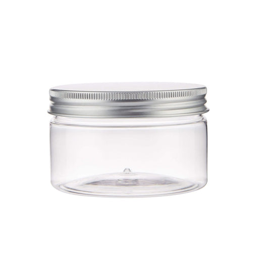 Cookie Plastic Jar with Silver Lid - hotpackwebstore.com - Cookies Bottles