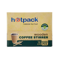 Disposable Wooden Coffee Stirrer - hotpackwebstore.com - Wooden Coffee Stirrer