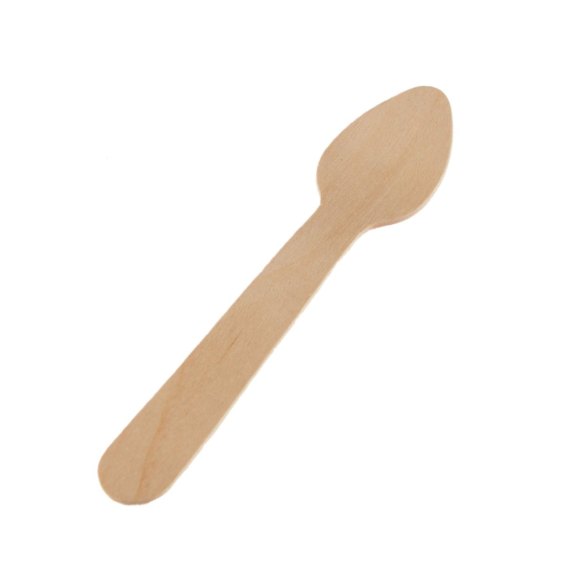 Disposable Wooden Ice Cream Spoon 2000 Pieces - hotpackwebstore.com - Wooden Cutlery