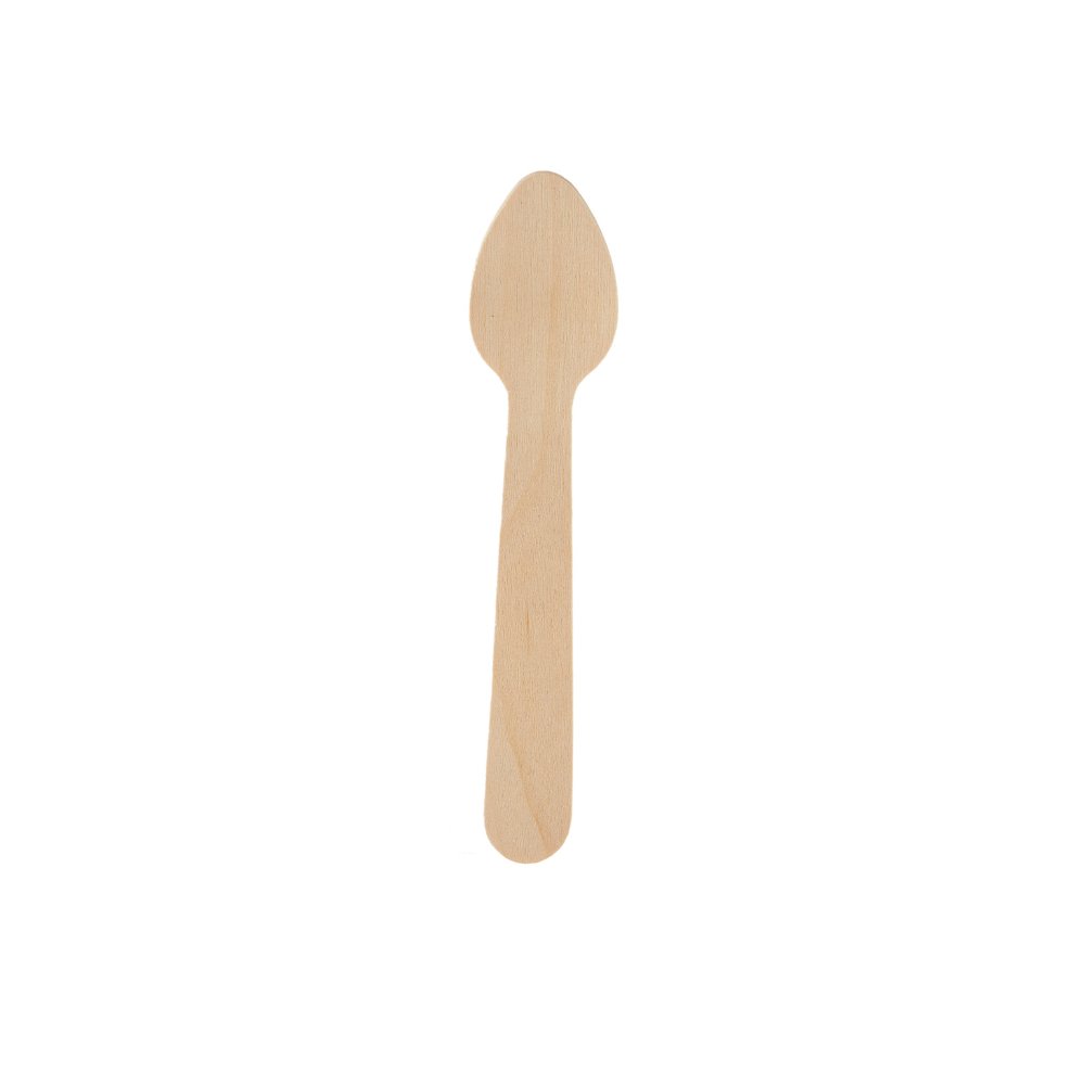 Disposable Wooden Ice Cream Spoon 2000 Pieces - hotpackwebstore.com - Wooden Cutlery