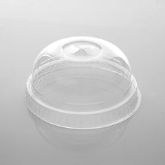 Dome Lid With Hole for PET Juice Cup 12/14/16 Oz 91 Diameter - hotpackwebstore.com - Lids