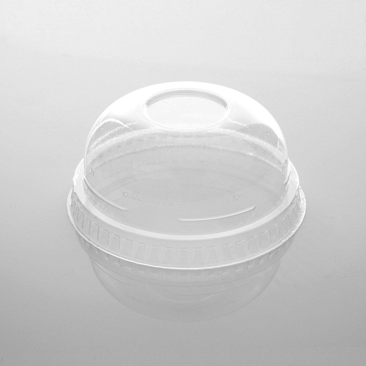 Dome Lid Without Hole for PET Juice Cup 12/16/20/24 Oz 98 Diameter - hotpackwebstore.com - Lids