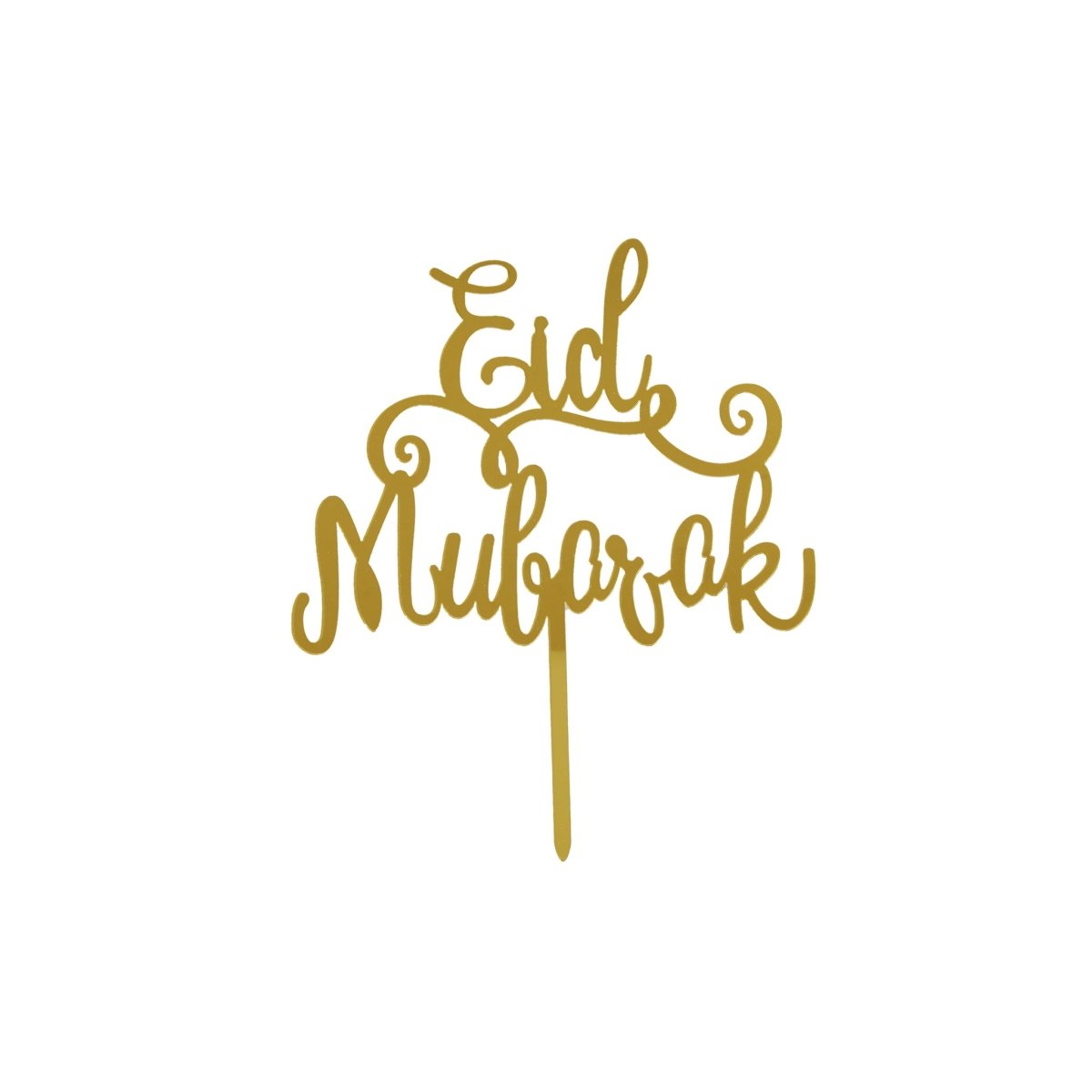 Eid Mubarak Cake Topper 1 Piece - hotpackwebstore.com - Baking & Decoration