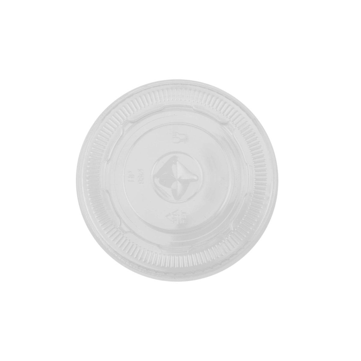 Flat Lid With Hole For PET Juice Cup 4/8/10 Oz 78 Mm Diameter - hotpackwebstore.com - Juice Cups