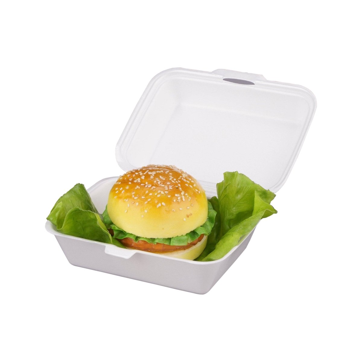 Foam Lunch Box - hotpackwebstore.com - Burger Boxes