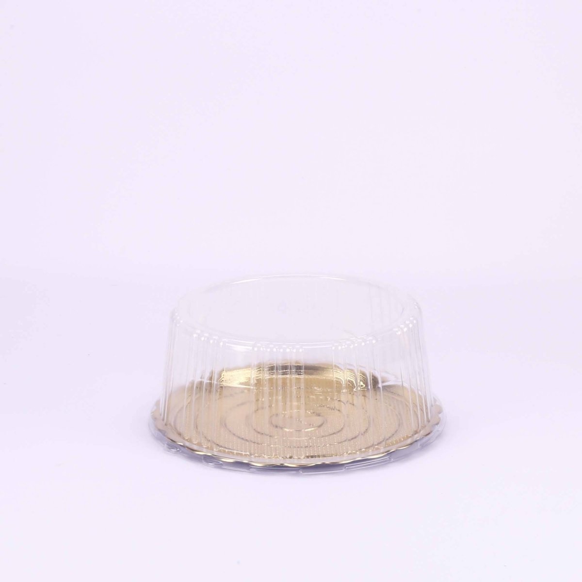 Gold Base Round Cake Container With Lid - hotpackwebstore.com - Cake Containers