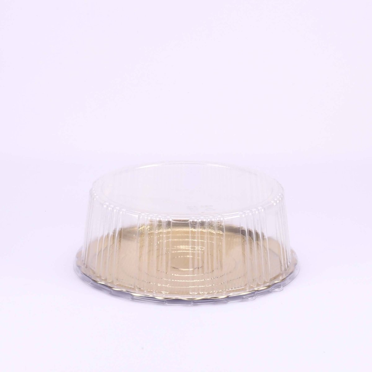 Gold Base Round Cake Container With Lid - hotpackwebstore.com - Cake Containers