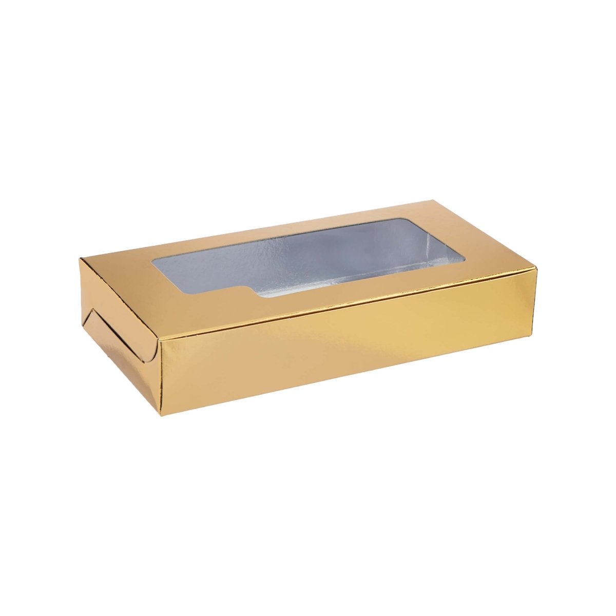 Gold Sweet Box with Window - hotpackwebstore.com - Baking & Decoration