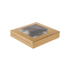 Gold Sweet Box with Window - hotpackwebstore.com - Baking & Decoration