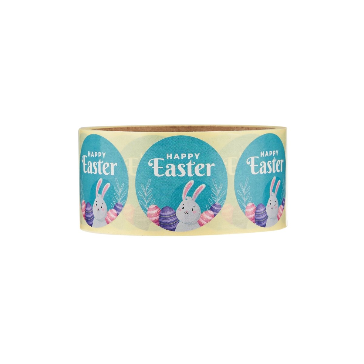 Happy Easter Sticker Roll 250 Pieces - hotpackwebstore.com - Stickers