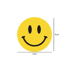 Happy Emoji Sticker Roll 250 Pieces - hotpackwebstore.com - Stickers