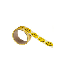 Happy Emoji Sticker Roll 250 Pieces - hotpackwebstore.com - Stickers