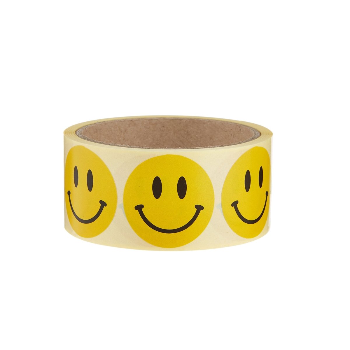 Happy Emoji Sticker Roll 250 Pieces - hotpackwebstore.com - Stickers