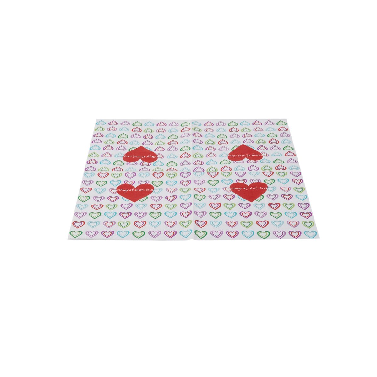 Heart Theme Napkin - hotpackwebstore.com - Paper Napkin