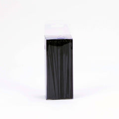 Heavy Duty Black Plastic Stirrer Ice Pick shape 240 Pieces - hotpackwebstore.com - Plastic Products