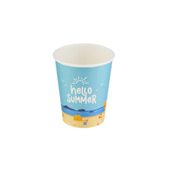 Hello Summer Single Wall Paper Cups - hotpackwebstore.com - Single Wall Paper Cups