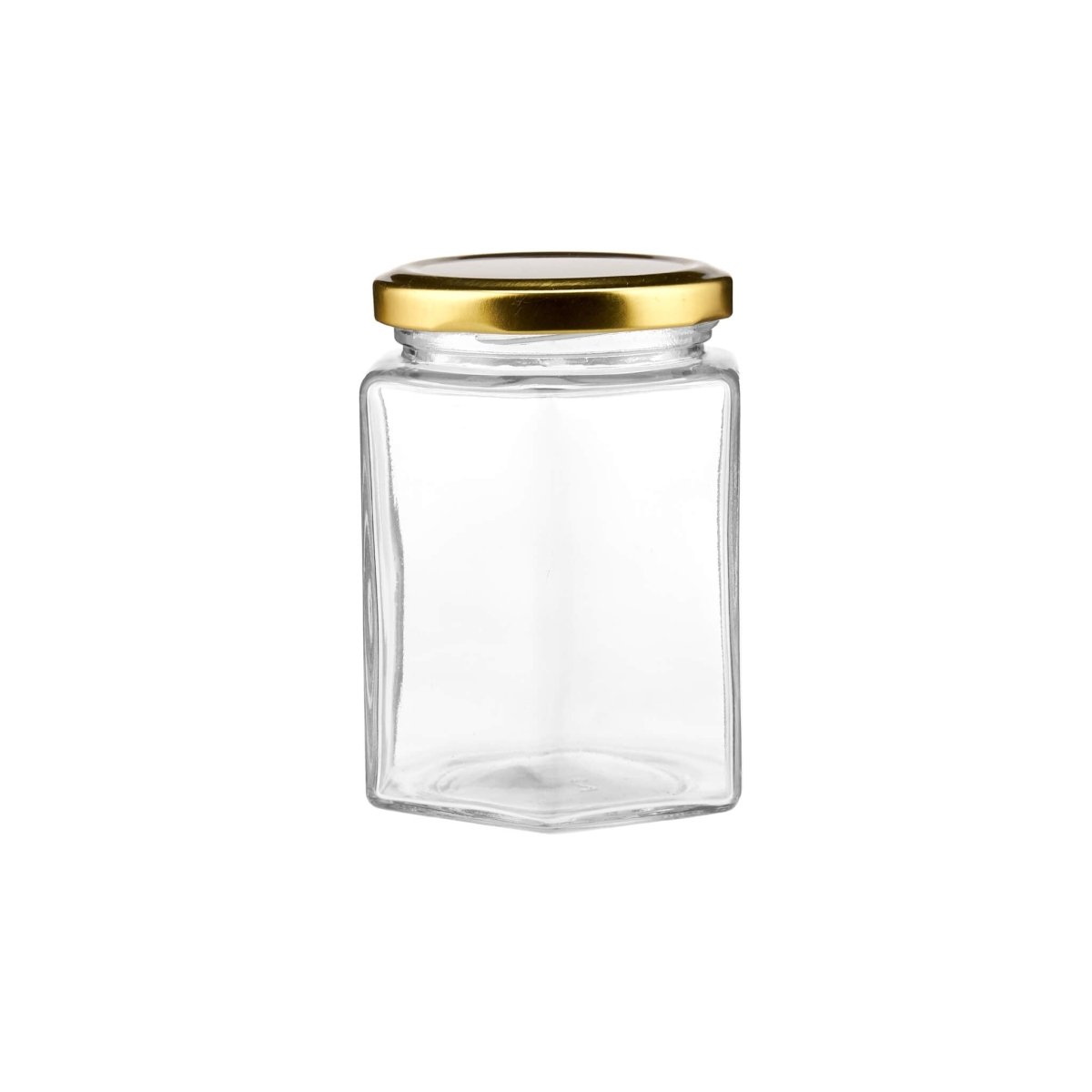 Hexagonal Glass Jar - hotpackwebstore.com - Glass Jars