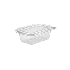 Hinged Square Deli Clear Pet Container - hotpackwebstore.com - Hinged Containers