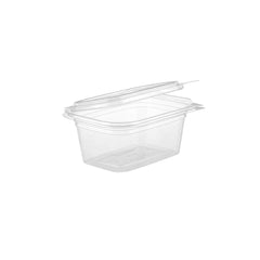 Hinged Square Deli Clear Pet Container - hotpackwebstore.com - Hinged Containers