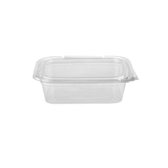 Hinged Square Deli Clear Pet Container - hotpackwebstore.com - Hinged Containers