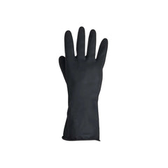 Hygic Black Heavy Duty Latex Gloves - hotpackwebstore.com - 