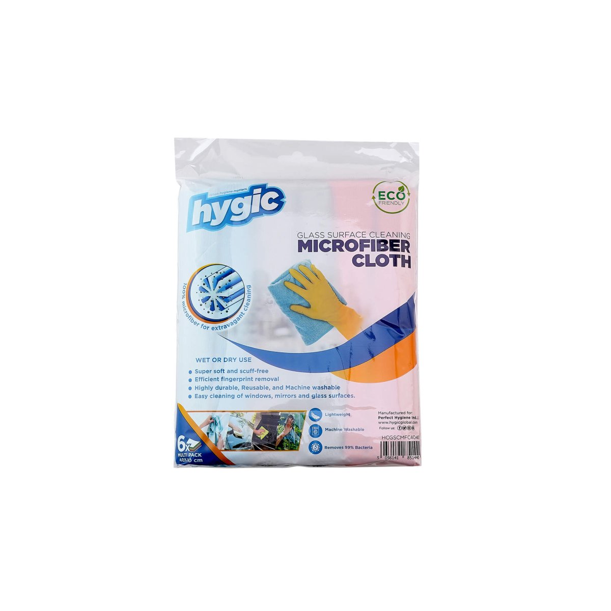 Hygic Microfiber Glass Cleaning Cloth - hotpackwebstore.com - Cleaning Cloth