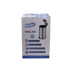 Hygic Stainless Steel Pedal Bin | Dust Bin - hotpackwebstore.com - Pedal Bin