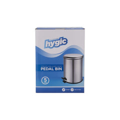 Hygic Stainless Steel Pedal Bin | Dust Bin - hotpackwebstore.com - Pedal Bin